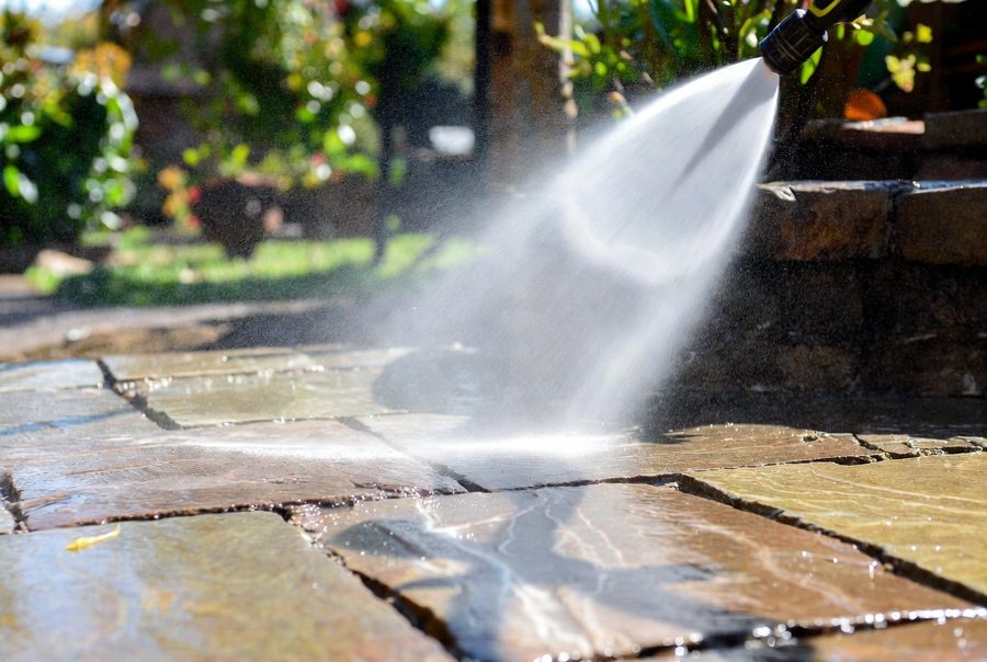 Garden and patio jet wash — Cleaning Recruit